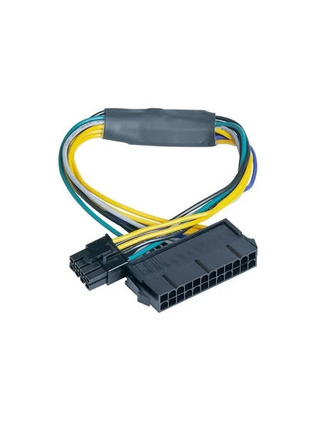 24 Pin To 8 Pin Atx Psu Power Güç Adaptör Kablosu (Dell Optiplex Uyumlu) ürün görseli 1