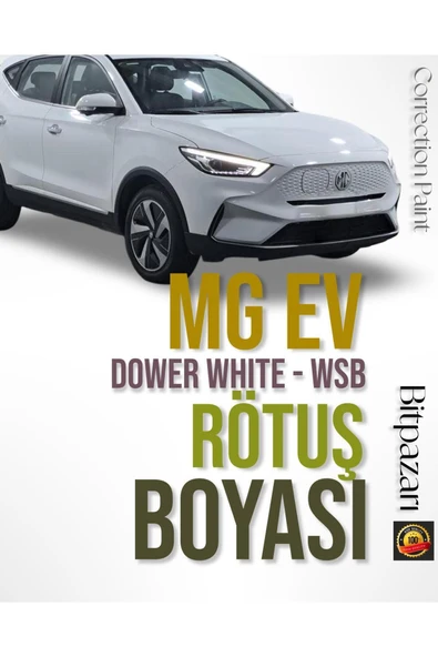 MG EV - Dover White - Beyaz Otomobil Çizik Taş İzi Giderici Rötüş Boyası 20ml ürün görseli 1
