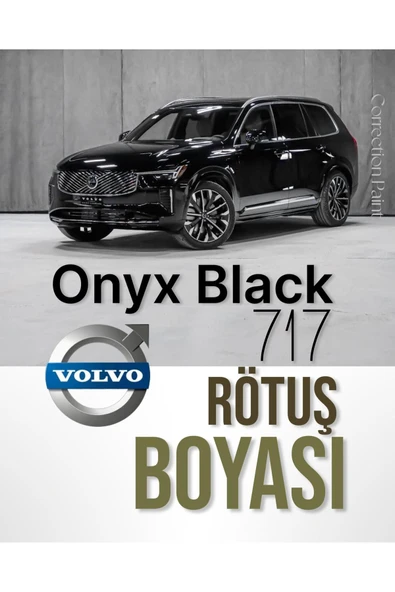 VOLVO 717 Onyx Black , XC90, XC60, XC40, S90, S60, V90, V60, EX90, C40, EX30 , Orjinal Rötuş Boyası ürün görseli 1