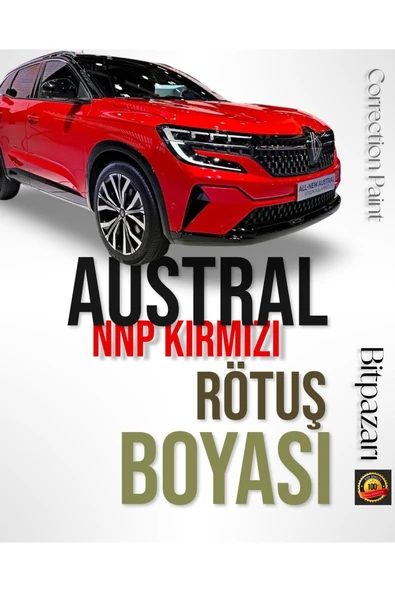 Renault AUSTRAL NNP Sedefli Alev Kırmızı - Profesyonel Rötuş Boyası // Çift Şişe 20+20ml. ürün görseli 1