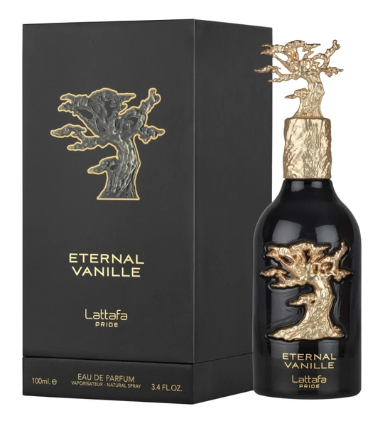Lattafa Pride Eternal Vanille EDP 100 ML Unisex Parfüm Vanilya Kakao Odunsu Premium Kalıcı Koku ürün görseli 1