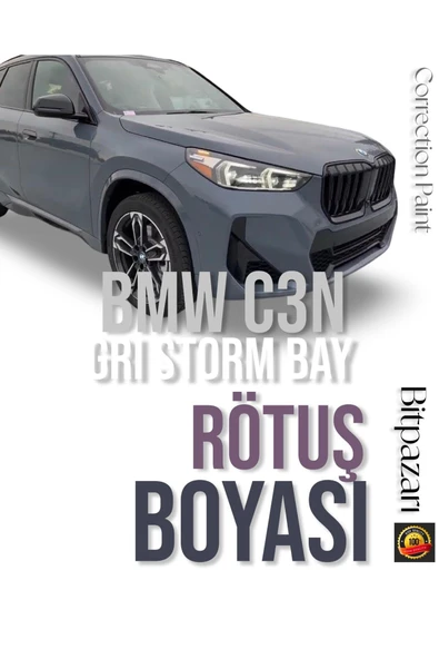 BMW X, İX, İX1 Serisi C3N GRİ STORM BAY - Profesyonel Rötüş Boyası 25ml ürün görseli 1