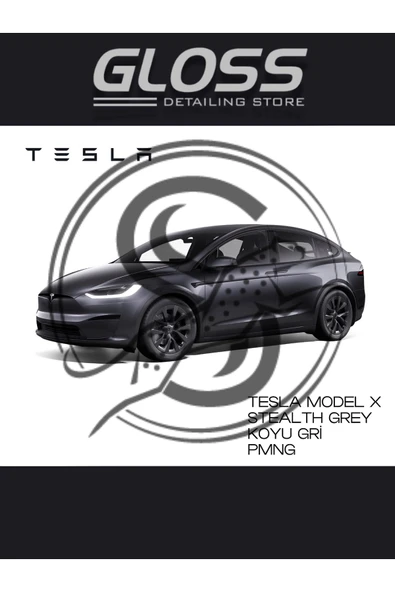Tesla Model X Stealth Grey (Koyu Gri) PMNG - Profesyonel Rötuş Boyası 30ml. ürün görseli 1