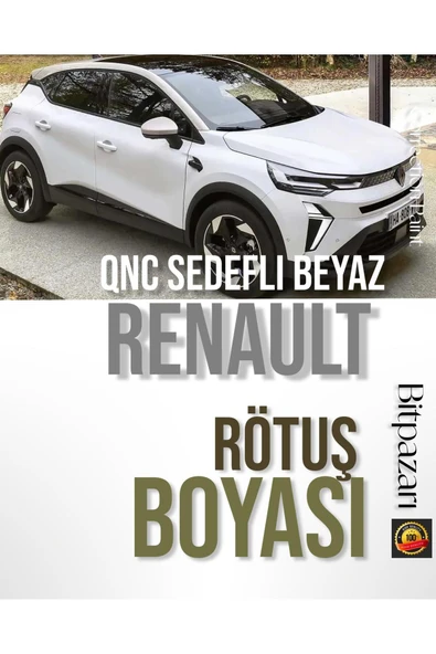 RENAULT Sedefli Beyaz QNC Rötuş Boyası - Megane, Clio, Talisman, Kadjar, Captur, Zoe, Twızy ürün görseli 1