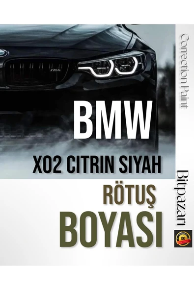 BMW CİTRİN SİYAH - X02 - Profesyonel Çizik Giderici Rötüş Boyası 20ml. ürün görseli 1