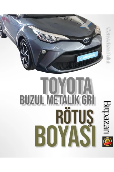 TOYOTA Buzul Metalik Gri - 1K3 - Fırçalı rötuş boyası 25ml, ürün görseli 1