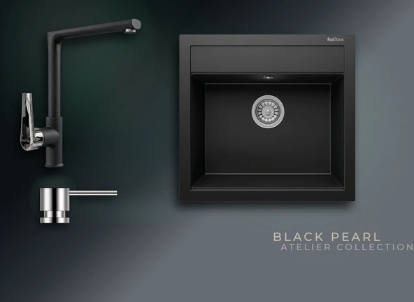 Black Pearl Collection Olympos 56 K004 & Vesta Premium Mutfak Koleksiyonu ürün görseli 1