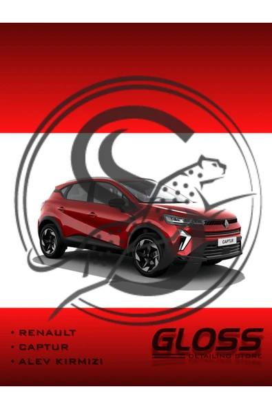 Renault Captur uyumulu Sedefli Alev Kırmızı NNP - Profesyonel Rötuş Boyası Çift Şişe 20/20ml. ürün görseli 1