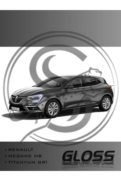 Renault Megane HB Titanyum Gri KPN - Profesyonel Çizik Ve Taş izi Giderici Rötuş Boyası 30ml. ürün görseli 1