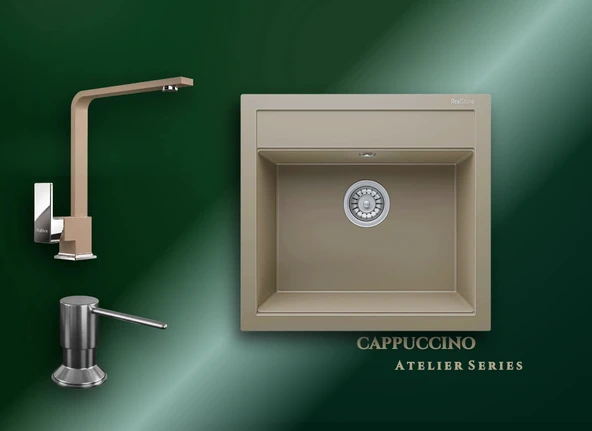 Cappuccino Atelier Series Olympos 56 K004 & Göksu Premium Mutfak Koleksiyonu ürün görseli 1