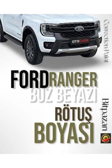 Ford RANGER Buz Beyazı ( Frozen White ) Çizik Giderici Fırçalı Rötuş Boyası 20 ml ürün görseli 1