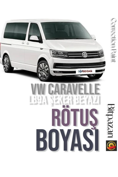 VW CARAVELLE - LB9A - ŞEKER BEYAZI - Profesyonel Rötüş Boyası ürün görseli 1