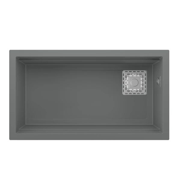 RealStone Almina Granit Evye 755x470 mm Fonksiyonel Mutfak Evyesi - RealStone Almila Gri ürün görseli 1