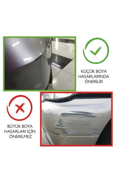 DACİA KQM Haki Yeşil - Profesyonel Çizik Ve Taş İzi Giderici Rötuş Boyası 30ml. - Resim 4
