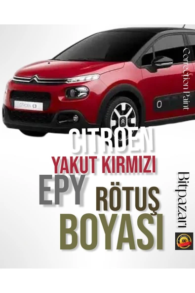 Citroen C2, C3, C4, C5, Aircross Yakut Kırmızı EPY - Çizik Giderici Fırçalı Rötuş Boyası 20 ml ürün görseli 1