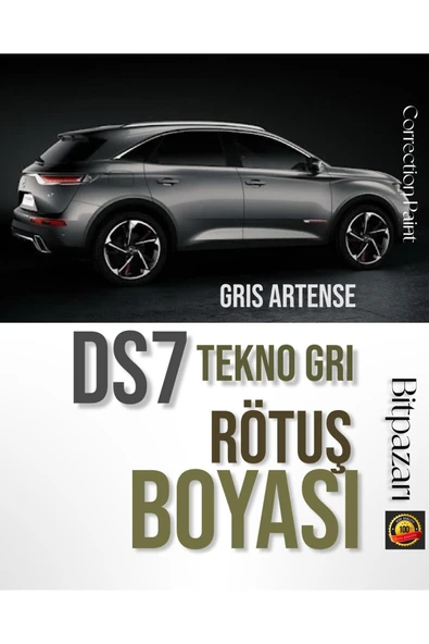 DS 7 Tekno Gri , Gris Artense - KCA - Rötuş Boyası 20 ml ürün görseli 1