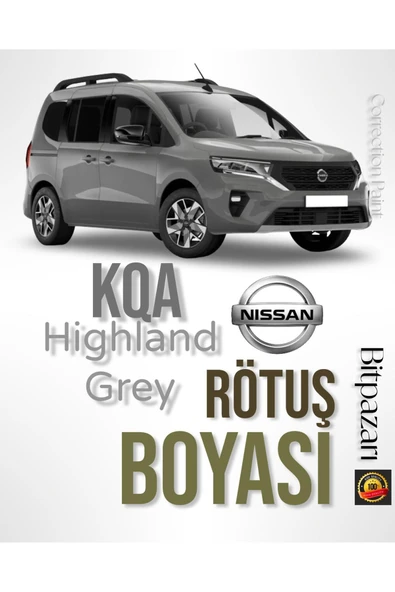 NISSAN Townstar VAN / COMBİ Highland Grey , KQA - Profesyonel Rötüş Boyası 25ml. ürün görseli 1