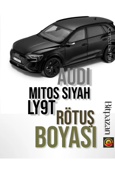 Audi Mitos Siyah LY9T Rötuş Boyası – 25 ml | A3, A4, A5, A6, A7, A8, Q2, Q3, Q5, Q8 ürün görseli 1