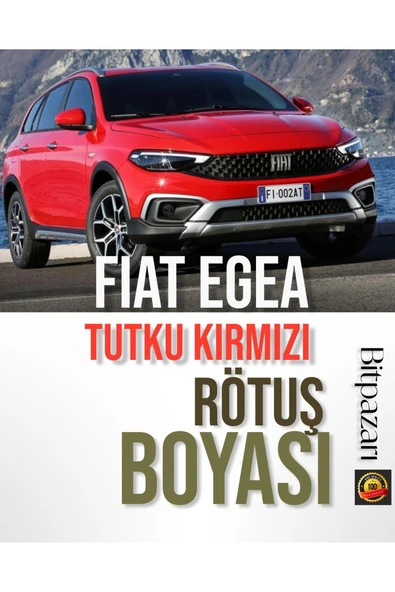Fiat Egea Tutku Kırmızı 168 - Uyumlu Profesyonel Çizik Ve Taş izi Giderici Rötuş Boyası 30ml. ürün görseli 1