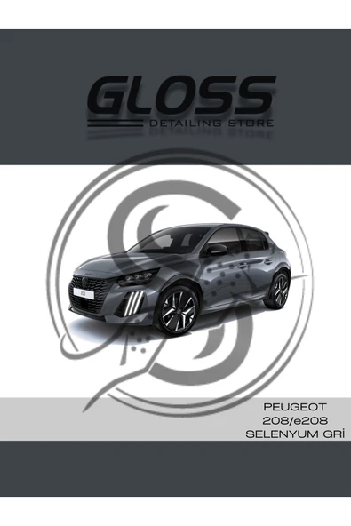 Peugeot 208/e208 Uyumlu Selenyum Gri ELD - Profesyonel Çizik Ve Taş izi Giderici Rötuş Boyası 30ml. ürün görseli 1