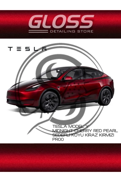 Tesla Model Y Midnight Cherry Pearl(SEDEFLİ KİRAZ KIRMIZI) Pr00 - Rötuş Boyası 30ml. ürün görseli 1