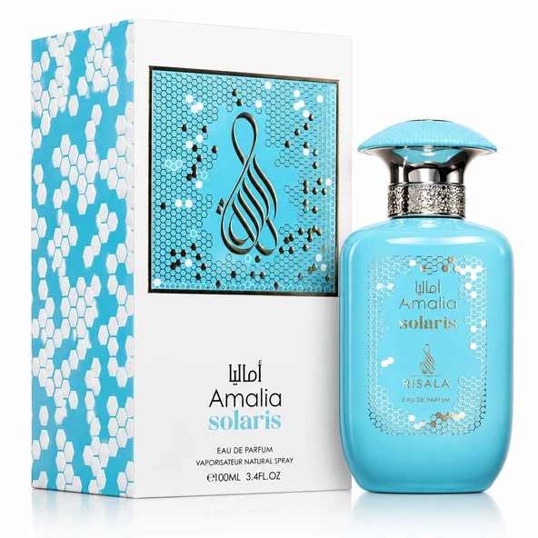 Armaf Risala Amalia Solaris EDP 100 ML Unisex Parfüm Mango Pralin Amber Premium Kalıcı Koku ürün görseli 1