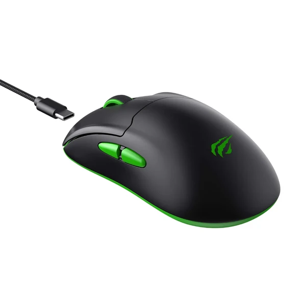 Havit Gamenote MS975WB Ultra Hafif 20.000 DPI Gaming Oyuncu Mouse 2.4GHz + Bluetooth 5.1 - Siyah ürün görseli 1