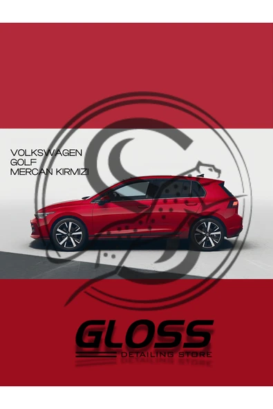 Volkswagen Golf Uyumlu Mercan Kırmızı LC3J -  Çizik Ve Taş izi Giderici Rötuş Boyası 30ml. ürün görseli 1