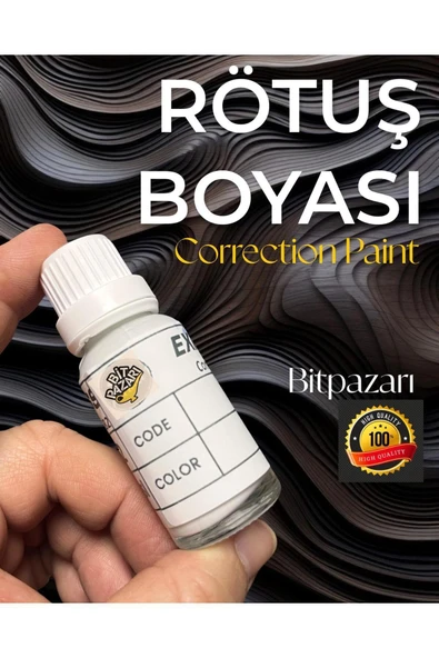 Profesyonel Taş İzi Çizik Giderici Onarıcı Seat Leon Beyaz Uyumlu Oto Rötüş Boyası 30 ml ürün görseli 1
