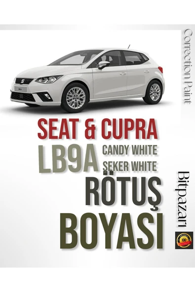CUPRA FORMENTOR & LEON LB9A - BEYAZ - Profesyonel Rötüş Boyası ürün görseli 1