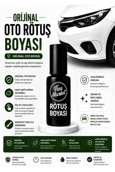 TOYOTA Proace City - Ice White BUZ BEYAZI - Rötuş Boyası 25ml Fırçalı Set ürün görseli 1