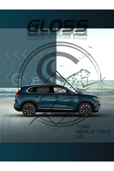 TOGG T10X Gemlik Mavisi MS - Profesyonel Çizik Ve Taş izi Giderici Rötuş Boyası 30ml. ürün görseli 1