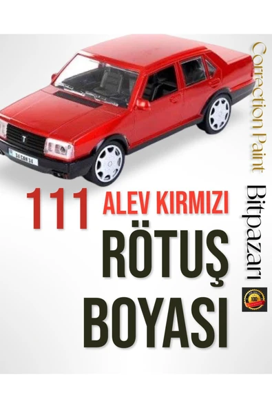 Otomobil Çizik Taş Izi Giderici 111 Tutku Kırmızı , Fiat Egea, Panda, 500 , Rötüş Boyası 20ml ürün görseli 1