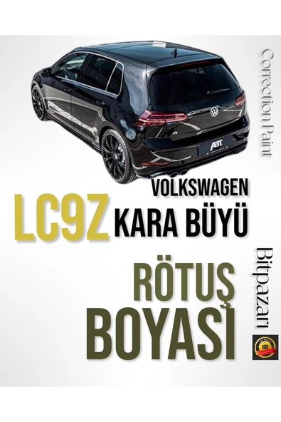 Volkswagen Lc9z - Kara Büyü - Profesyonel Rötüş Boyası - Taş Izi Ve Çizik Giderici ürün görseli 1