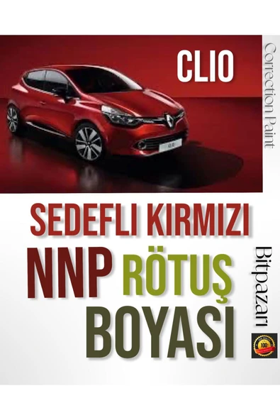 Renault Clio Nnp Sedefli Alev Kırmızı - Profesyonel Rötuş Boyası - 20 20ml Çift Şişe ürün görseli 1