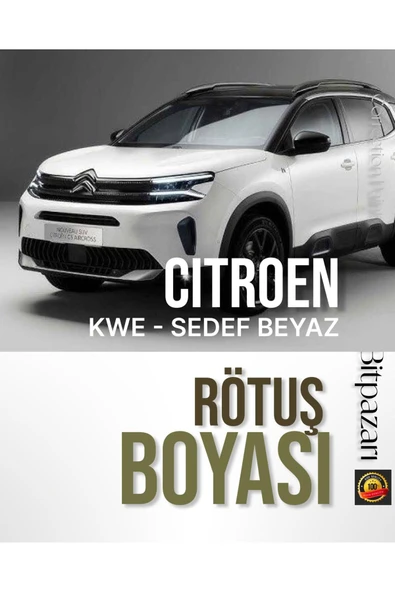 Citroen C3 Aircross, Berlingo, C5 Aircross , C4, C4X, Sedefli Beyaz KWE - Rötuş Boyası 25ml. ürün görseli 1