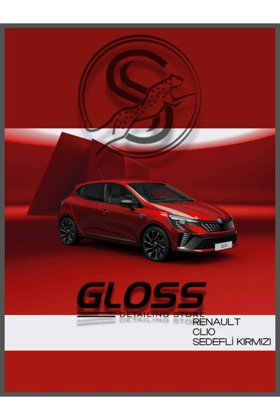 Renault Clio NNP Sedefli  Alev Kırmızı - Profesyonel Rötuş Boyası Çift Şişe 30ml/30ml. ürün görseli 1