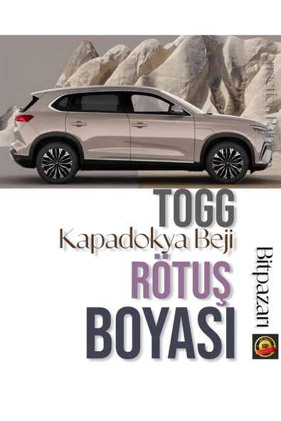 TOGG Kapadokya Beji Orjinal Rötuş Boyası ve Fırça seti - 25ml ürün görseli 1