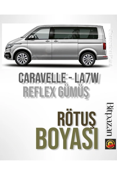 VW CARAVELLE Reflex Gümüş LA7W Uyumlu Profesyonel Çizik Ve Taş izi Giderici Rötuş Boyası 25ml. ürün görseli 1