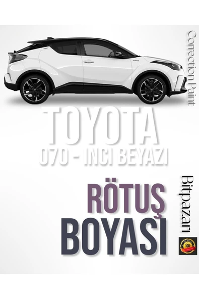 Chr Uyumlu - 070 - İnci Beyaz Sedefli̇ Rötüş Boyası 25+25 Ml Çift Şişe ürün görseli 1