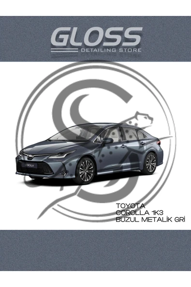 Toyota Corolla Buzul Metalik Gri 1k3 - Profesyonel Çizik Ve Taş Izi Giderici Rötuş Boyası 30ml. ürün görseli 1