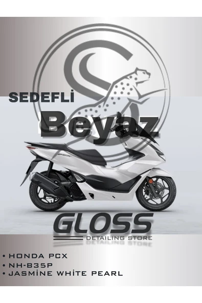 Honda Forza250/750 Pcx125 Sh125 Uyumluwhite Pearl - Sedefli Rötuş Boyası .20+20 Ml. ürün görseli 1
