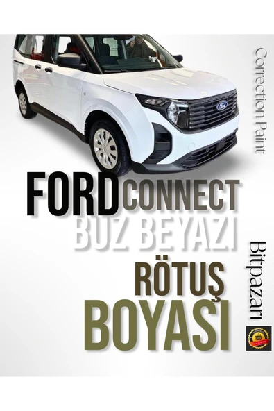Ford CONNECT Buz Beyazı ( Frozen White ) Çizik Giderici Fırçalı Rötuş Boyası 20 ml ürün görseli 1