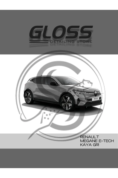 Renault Megane E-Tech KQJ Uyumlu Kaya Gri - Çizik Ve Taş izi Giderici Rötuş Boyası 30ml. ürün görseli 1