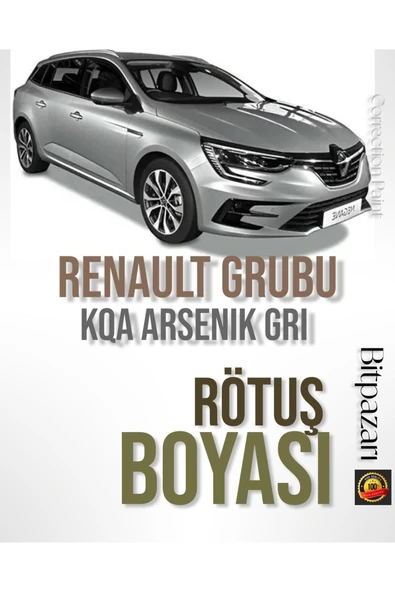 RENAULT Megane, Captur, Kango, Kango E-Tech, Trafic,Express - Highland Grey KQA - Rötüş Boyası 28ml. ürün görseli 1
