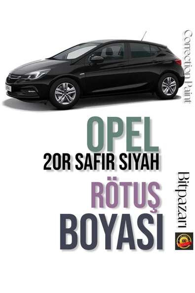 OPEL Astra, Corsa, Insignia, Zafira - 20R Black saffire , Safir Siyah | Rötuş Boyası 25ml ürün görseli 1