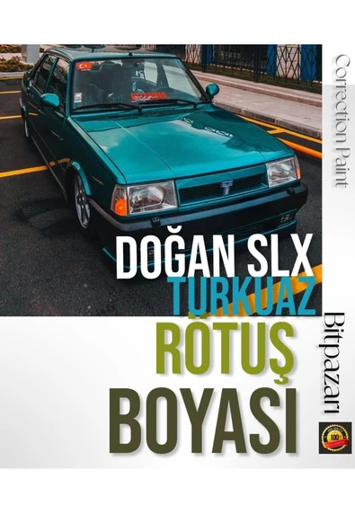 Doğan SLX - TURKUAZ Profesyonel Otomobil Çizik Taş İzi Giderici Rötüş Boyası 20ml ürün görseli 1