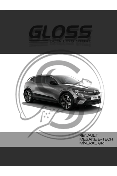 Renault Megane E-Tech KQG Mineral Gri - Çizik Ve Taş izi Giderici Rötuş Boyası 30ml. ürün görseli 1