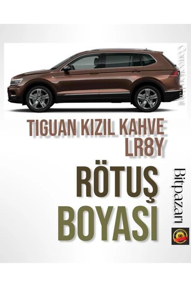 Volkswagen TIGUAN LR8Y Kızıl Kahve - Orjinal Rötuş Boyası 25ml Fırçalı şişe set ürün görseli 1