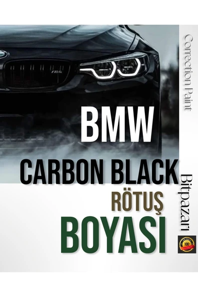 Bmw Carbon Black - Profesyonel Çizik Giderici Rötüş Boyası 20ml. Siyah ürün görseli 1